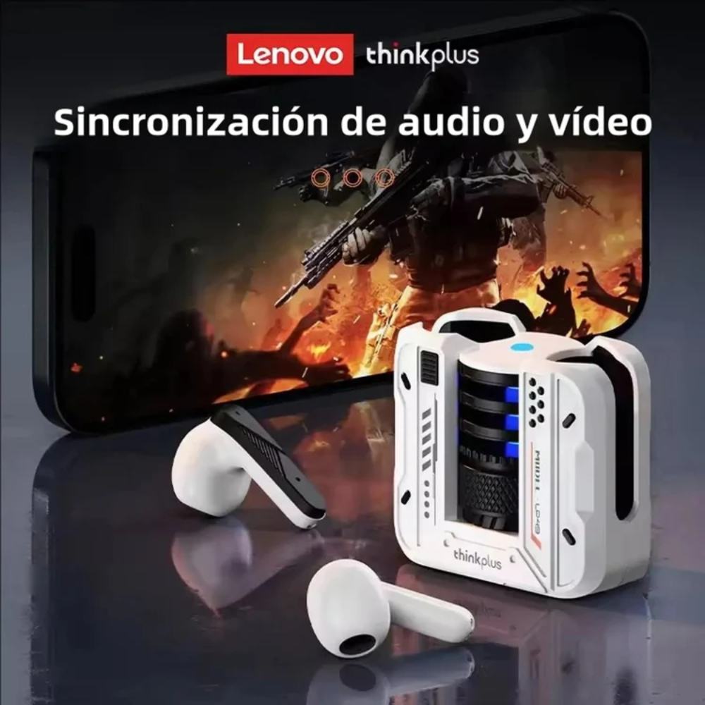 AUDÍFONO LENOVO LP49 BLANCO 30H BLUETOOTH 5.4 - 3
