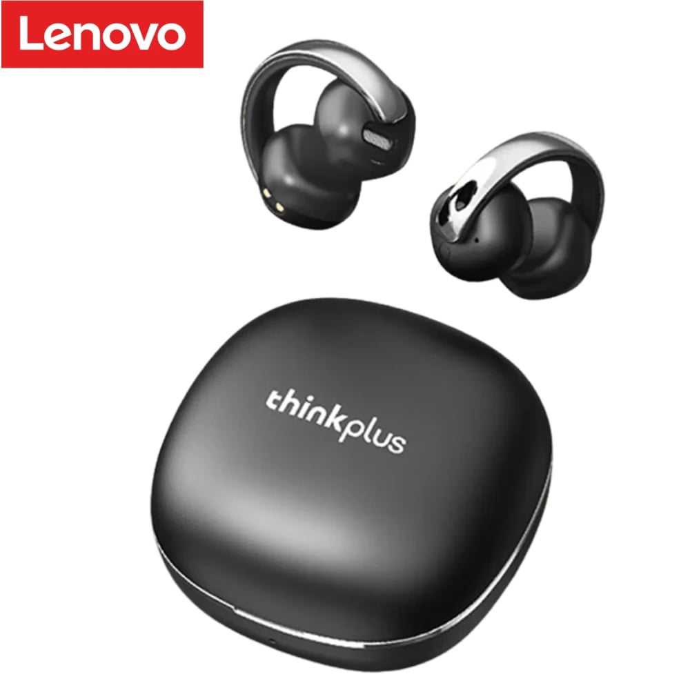 AUDÍFONO LENOVO LP38 CLIP EAR NEGRO 30H BLUETOOTH 5.4 - 1