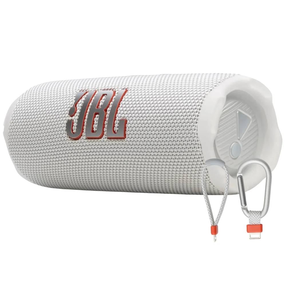 PARLANTE BLUETOOTH PORTÁTIL JBL FLIP 7 BLANCO CON AI SOUND BOOST - 4