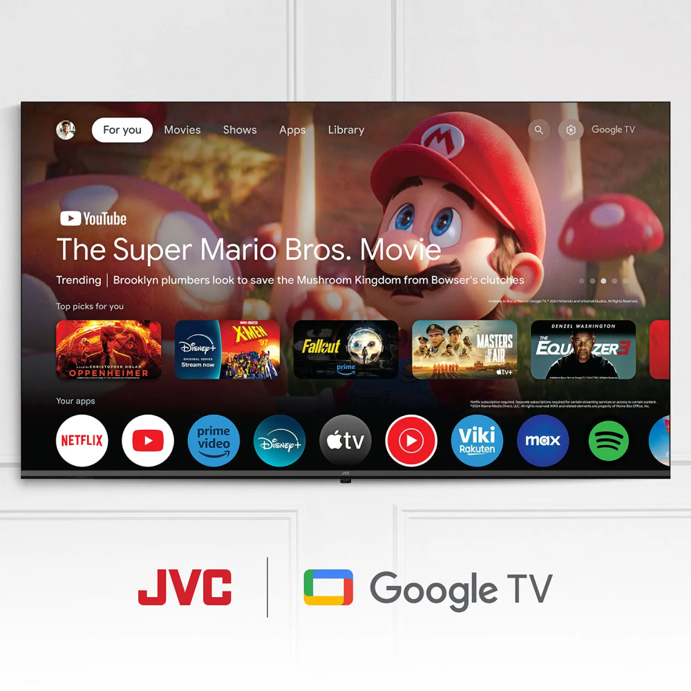 TELEVISOR JVC 65 UHD 4K GOOGLE TV LT-65KM548 - 1