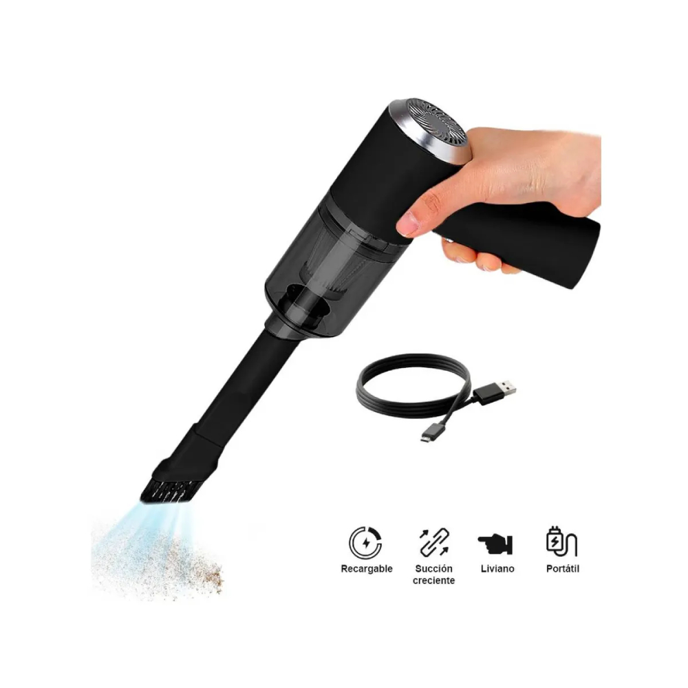 ASPIRADORA INALÁMBRICA RECARGABLE PARA CARRO 3 EN 1 AS-228 - 2