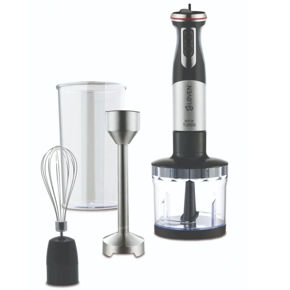 BATIDORA INMERSIÓN LOVEN MP800-CLA 800W 1L MULTIFUNCIÓN ACERO - 2
