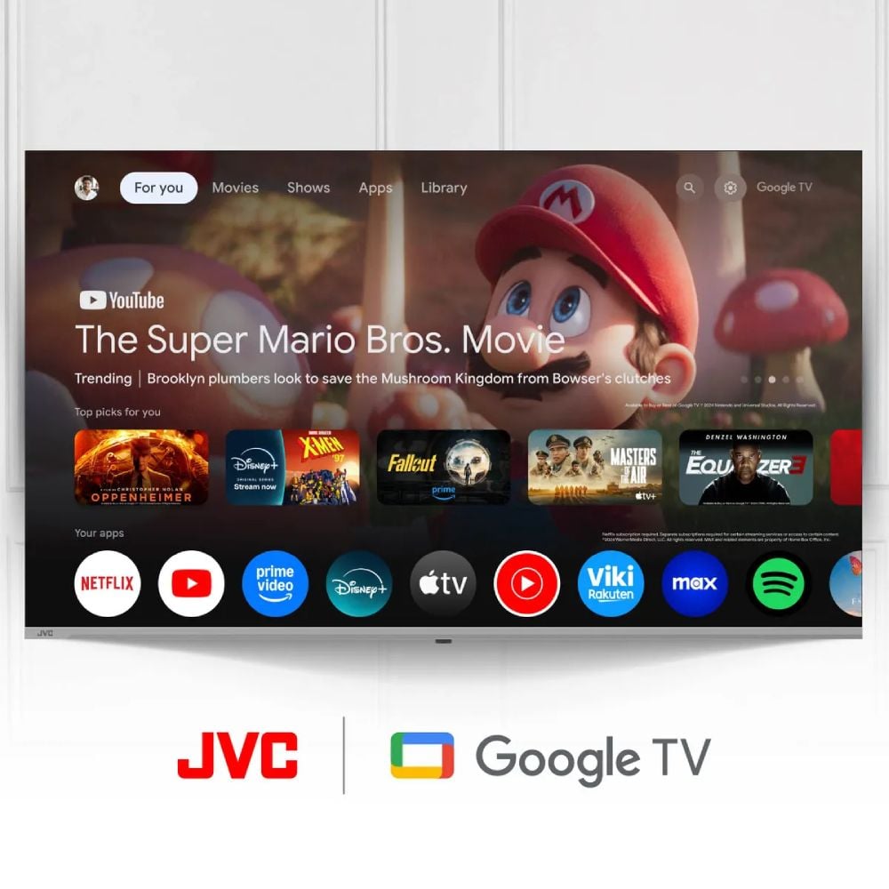 TV JVC 58" UHD Google TV LT-58KM858