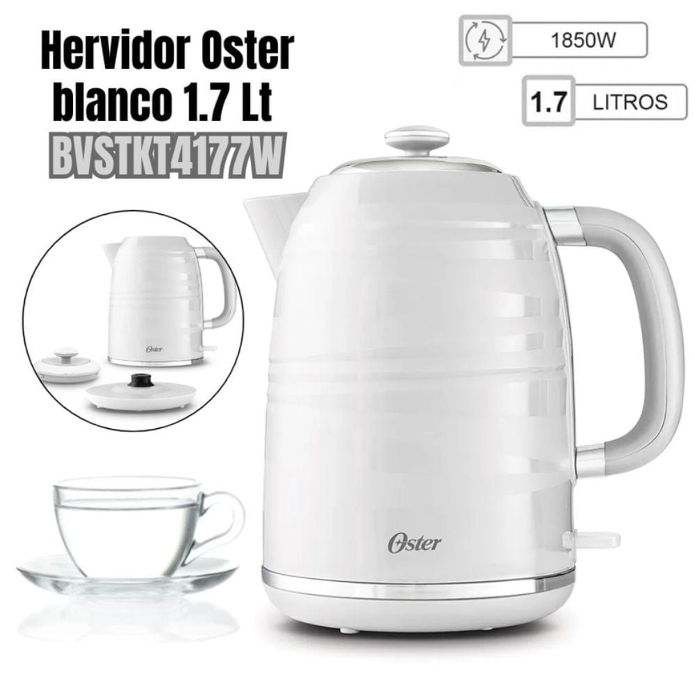 HERVIDOR OSTER 1.7 LT BLANCO - 2