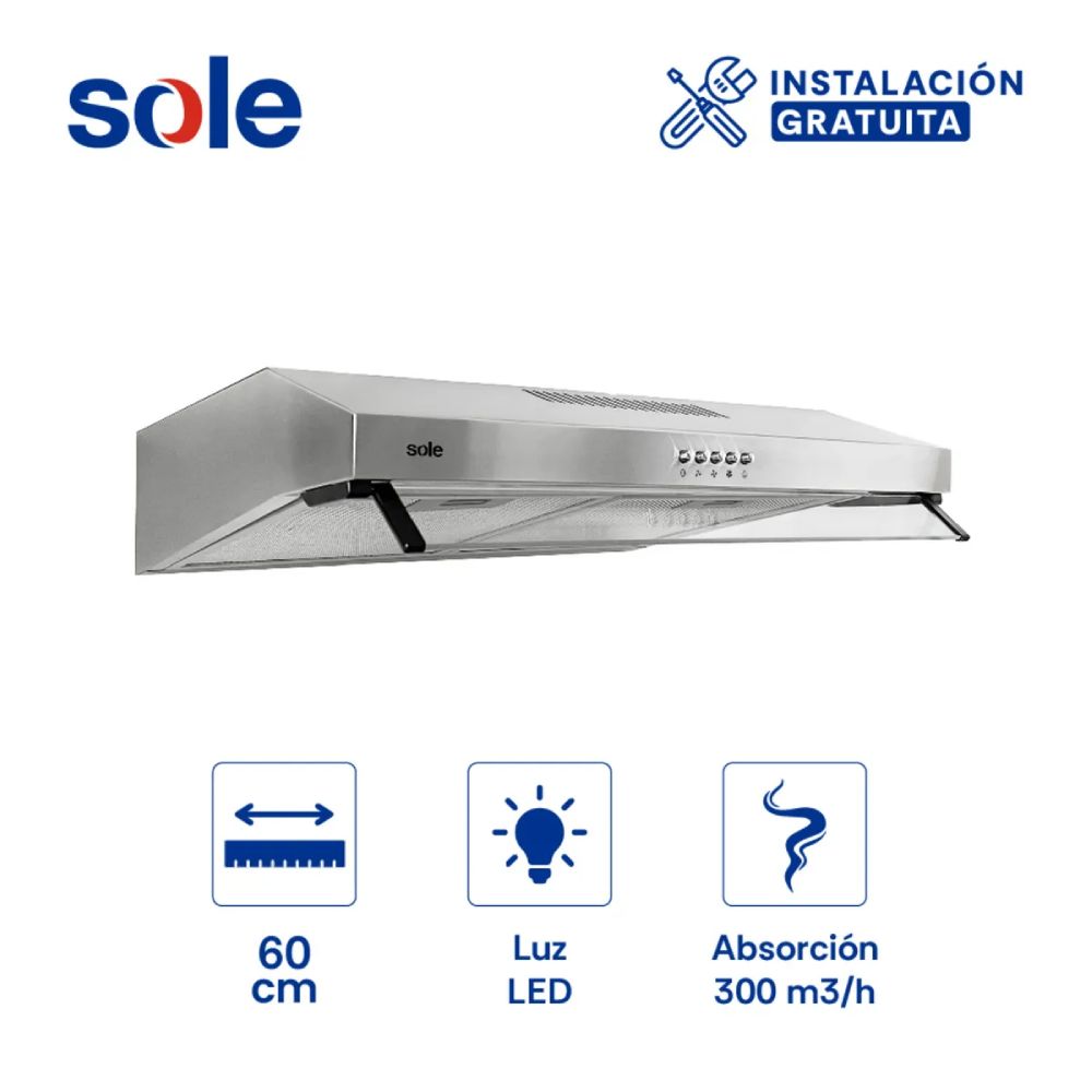 CAMPANA EXTRACTORA SOLE TURE15COV2 60CM - 1