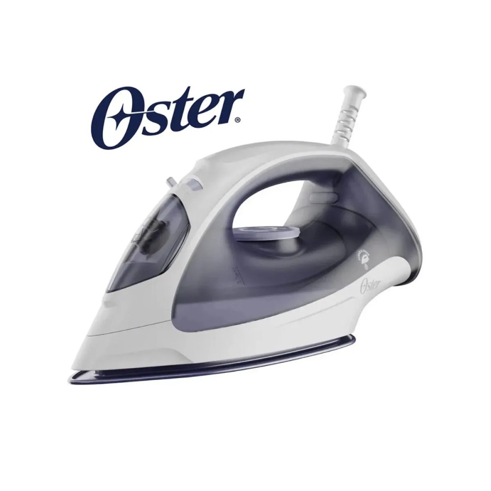 COMBO OSTER: LICUADORA CON PERILLA BLST4655 053 CROMADO + PLANCHA DE VAPOR LIGERA GCSTBS3802 - 3