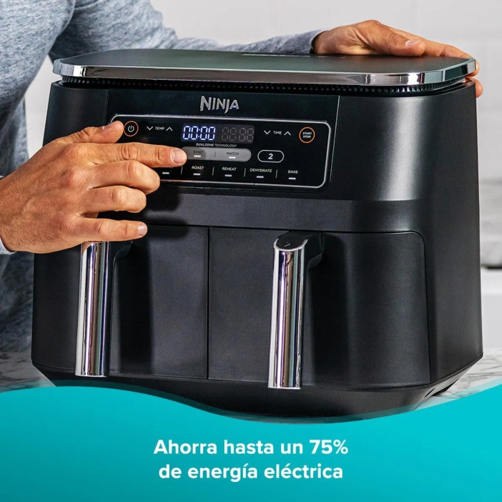 FREIDORA DE AIRE DOBLE NINJA 6 EN 1 DE 7.6L - AF300EU - 5