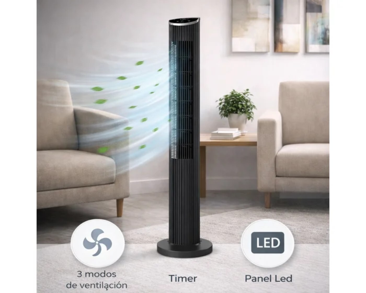 VENTILADOR TORRE MIRAY VMTT-VITA - 1