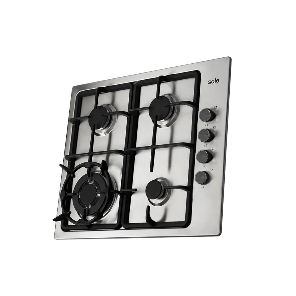 ENCIMERA ACERO INOXIDABLE GLP/GN SOLE 4 HORNILLAS 58CM CWOK SOLCO036V2 - 3