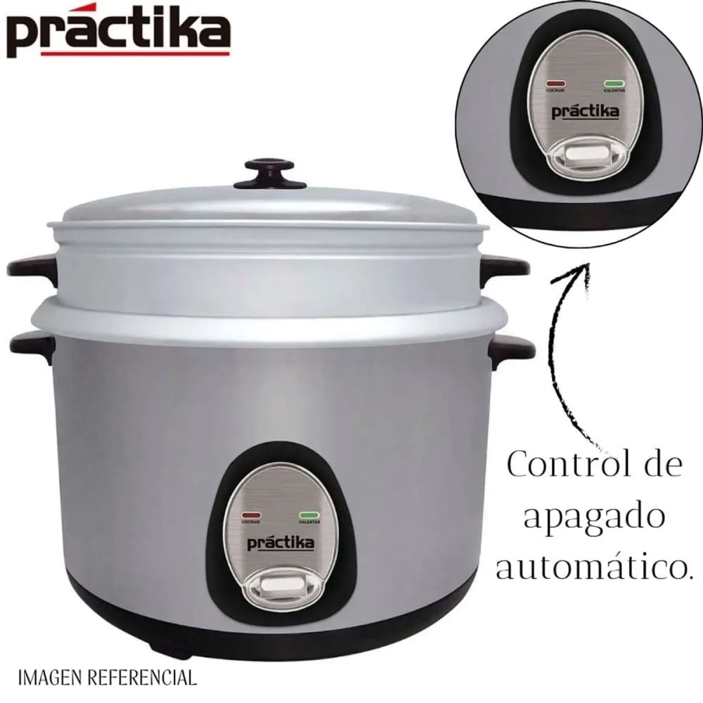 OLLA ARROCERA PRACTIKA DE 4.2 LT CON VAPORERA 420-MCS - 2