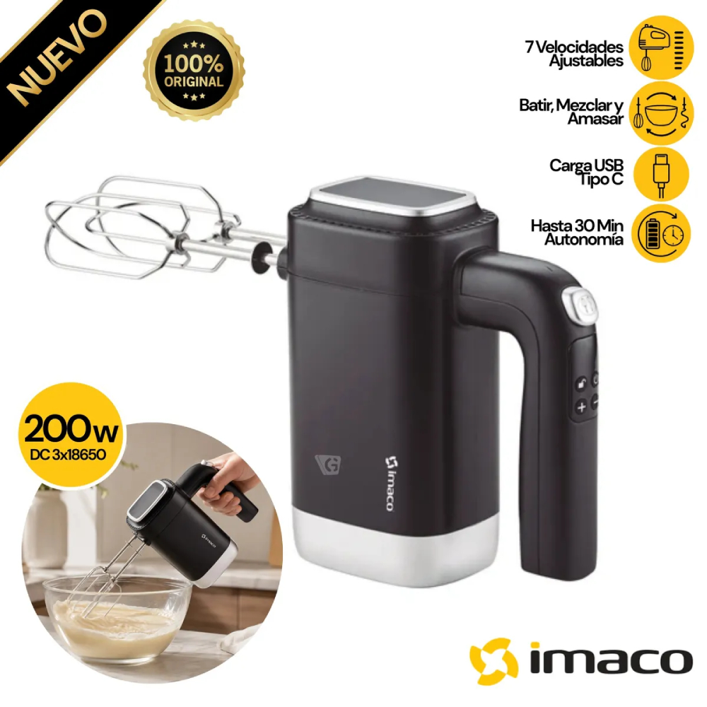 BATIDORA INALÁMBRICA CORDLESS OUTDOOR SERIES – HM200B - 1