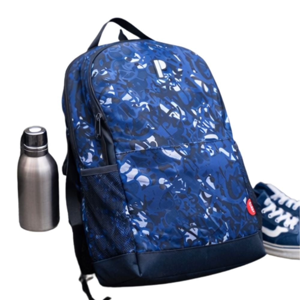 MOCHILA FILTER MODRI AZUL TIRANTES REGULABLES RESPALDAR ACOLCHADO - 3