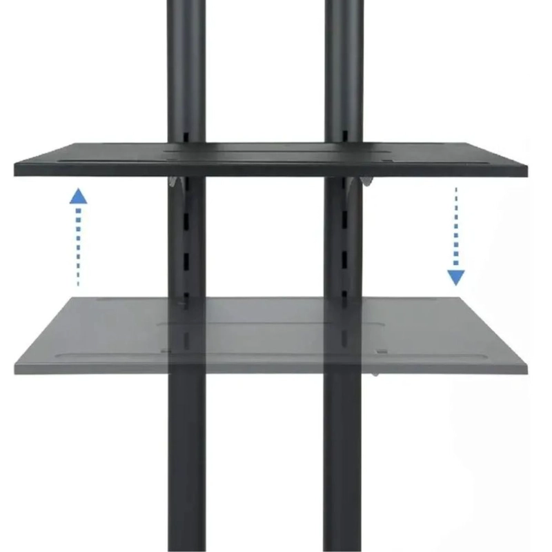 RACK SOPORTE PEDESTAL PARA TV 32 - 70 PULGADAS SOPORTA 45 KG - 4