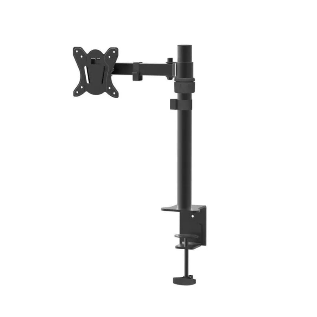 RACK PARA MONITOR DE UN BRAZO SOPORTE DE 10 A 27 PULGADAS EXTIENDE 28CM - 1