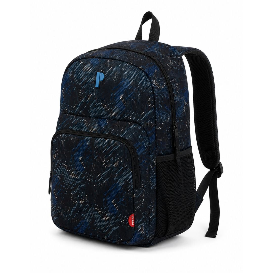 MOCHILA URBANO BOLSILLOS ORGANIZADORES PORTA ALDI BLAZE AZUL - 3