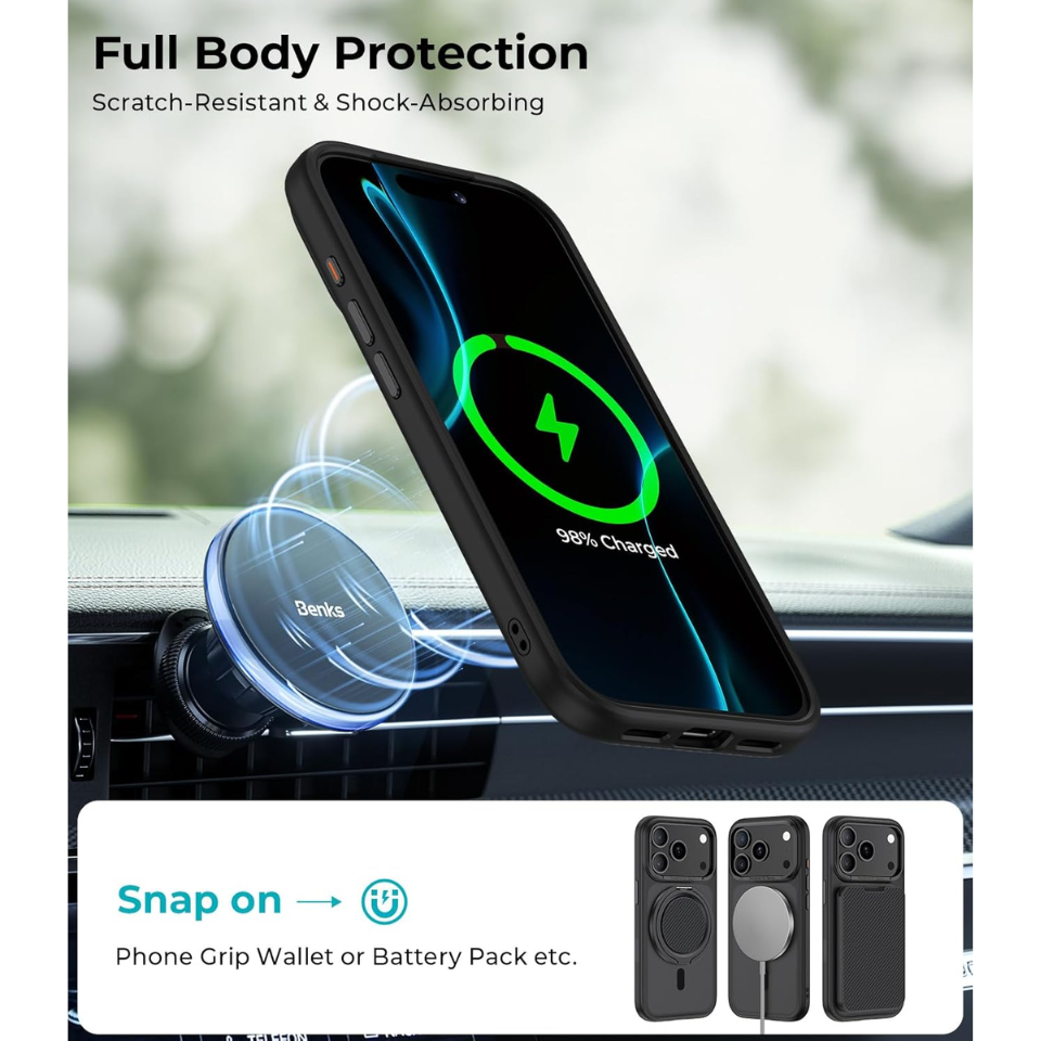 CASE IPHONE 17 PRO MAX BENKS MAGCLAP MIST - 5