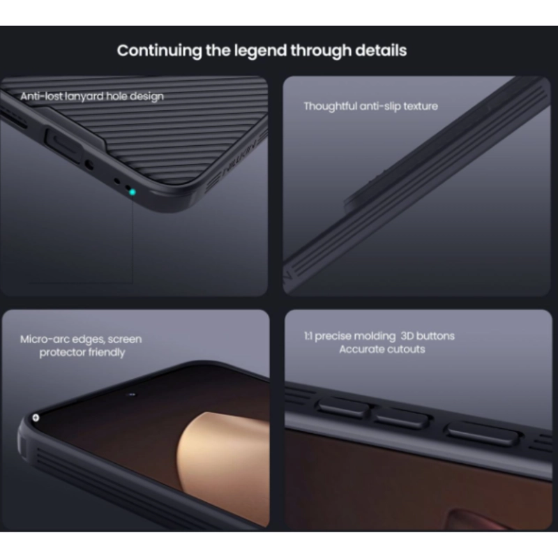 CASE XIAOMI 15T PRO NILLKIN Y VIDRIOS - 5