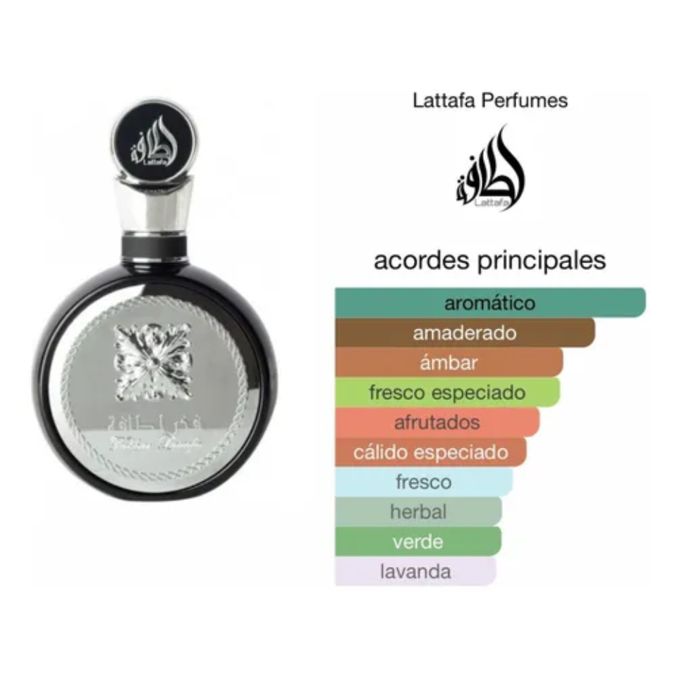 PERFUME LATTAFA FAKHAR BLACK HOMBRE EDP 100 ML - 3