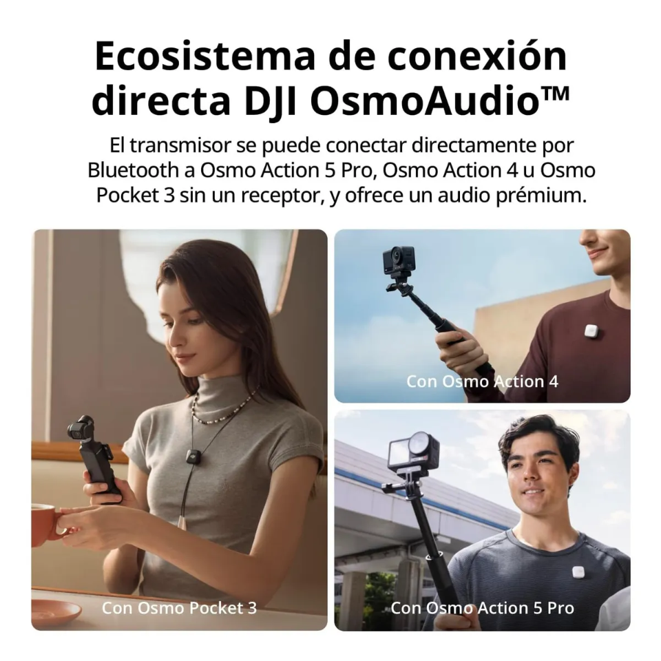 DJI MIC MINI (2 TX + 1 RX + ESTUCHE DE CARGA) - 3