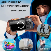 CASE PARA IPHONE 17 PRO ACUATICO REDPEPPER IP68 - 3