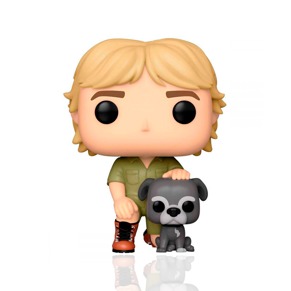 Funko Pop Steve Irwin Mit Hund Sui – The Crocodile Hunter Vinyl-Figur, 9,5 Cm, Inkl. Schutzbox