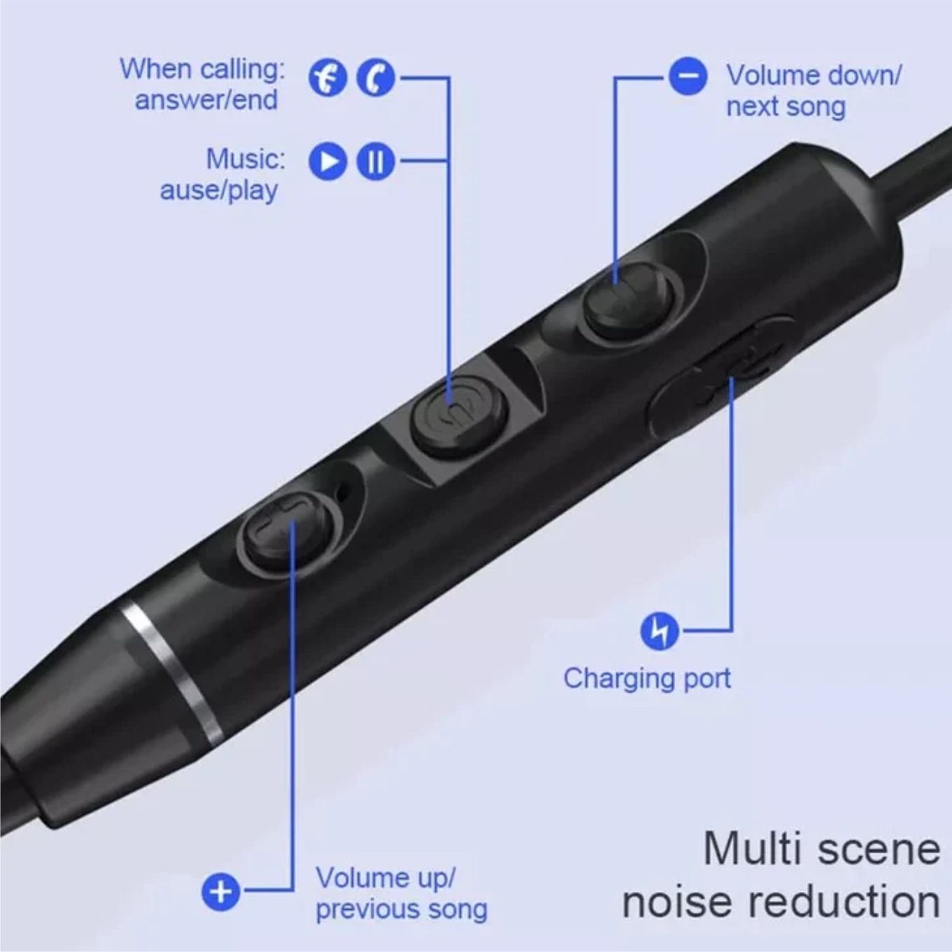 AUDIFONOS BLUETOOTH LENOVO HE05 - 3