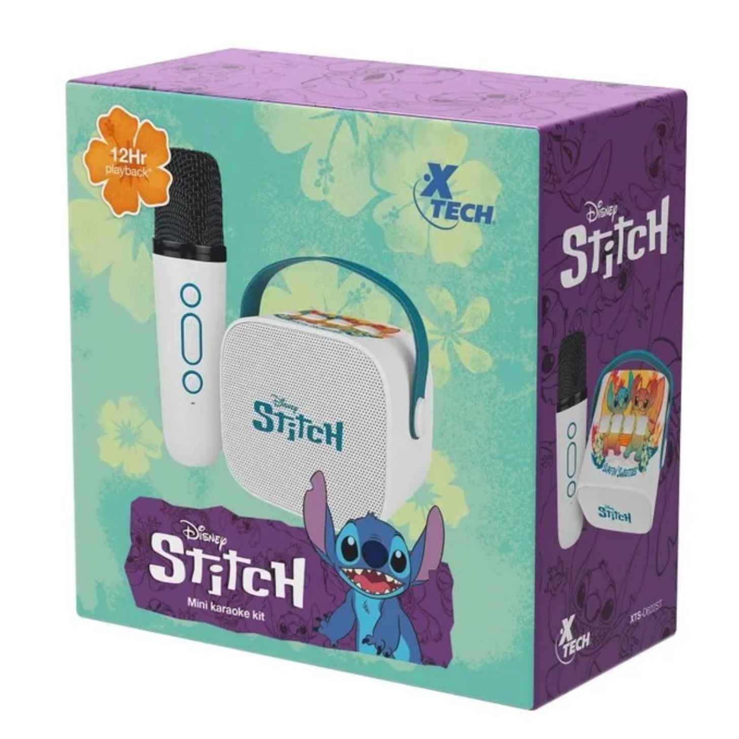 PARLANTE XTECH KARAOKE BLUETOOTH STITCH - 5