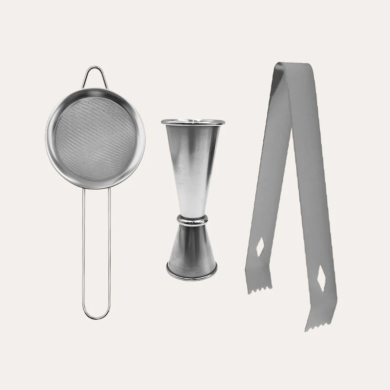 KIT BARTENDER PROFESIONAL DE ACERO INOXIDABLE 10 PIEZAS MODELO MK-Y20451 - 4