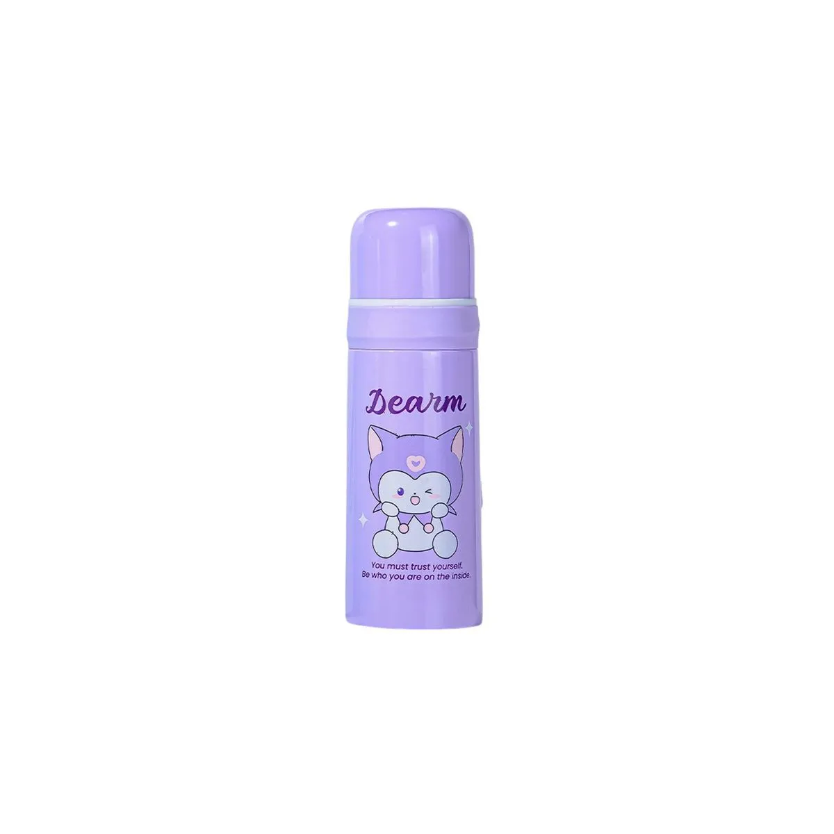 TERMO DE ACERO INOXIDABLE DEARM LILA 350 ML - 1