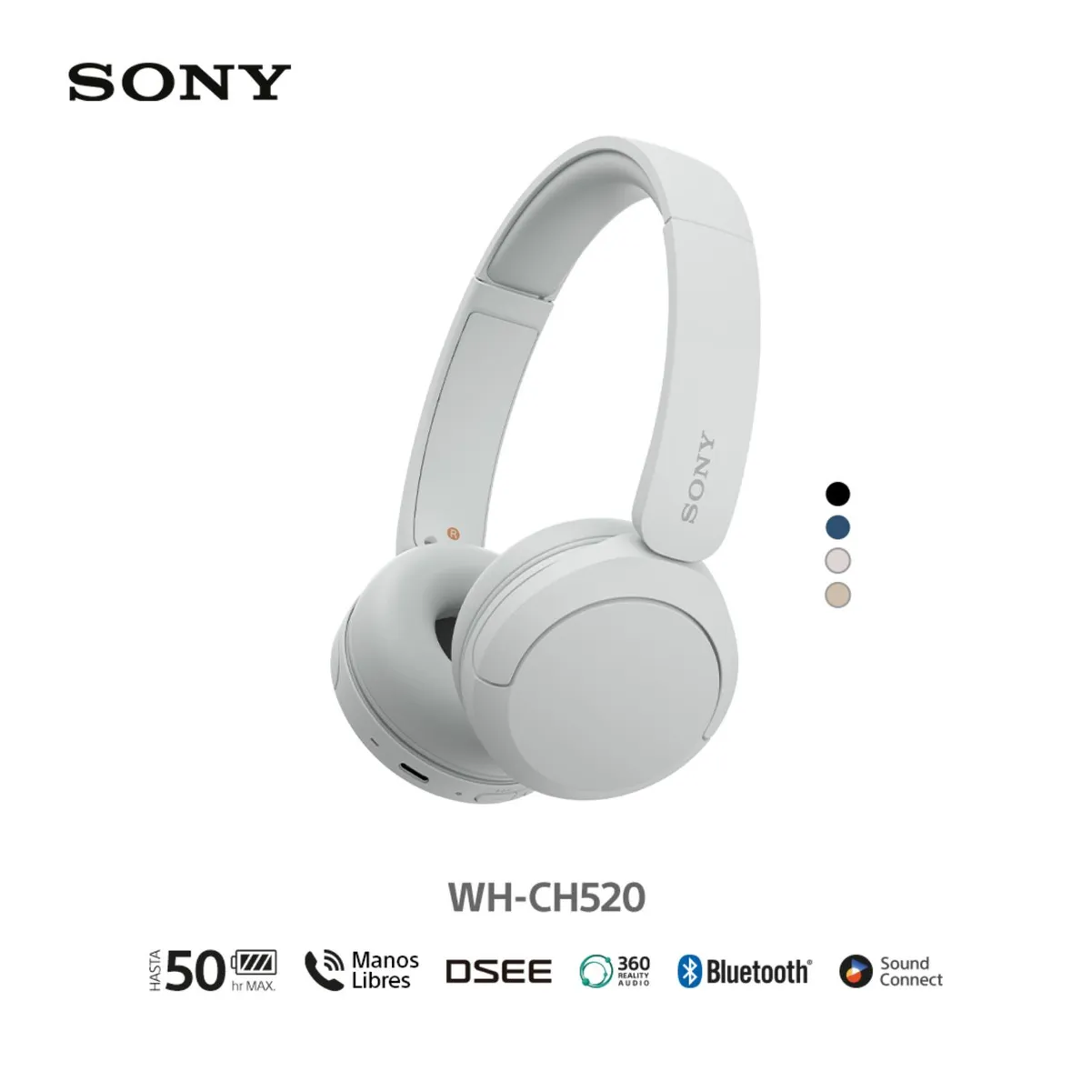 SONY AUDÍFONOS BLUETOOTH WH-CH520 - 1