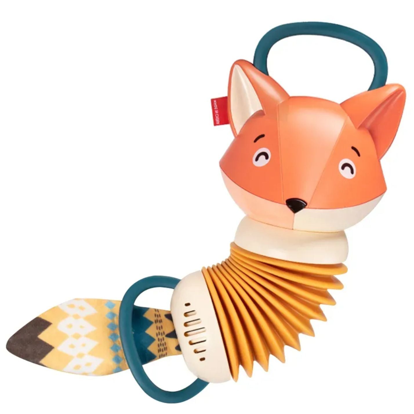 MINI ACORDEÓN DIDÁCTICO ZORRITO JUGUETE MUSICAL INFANTIL - 1
