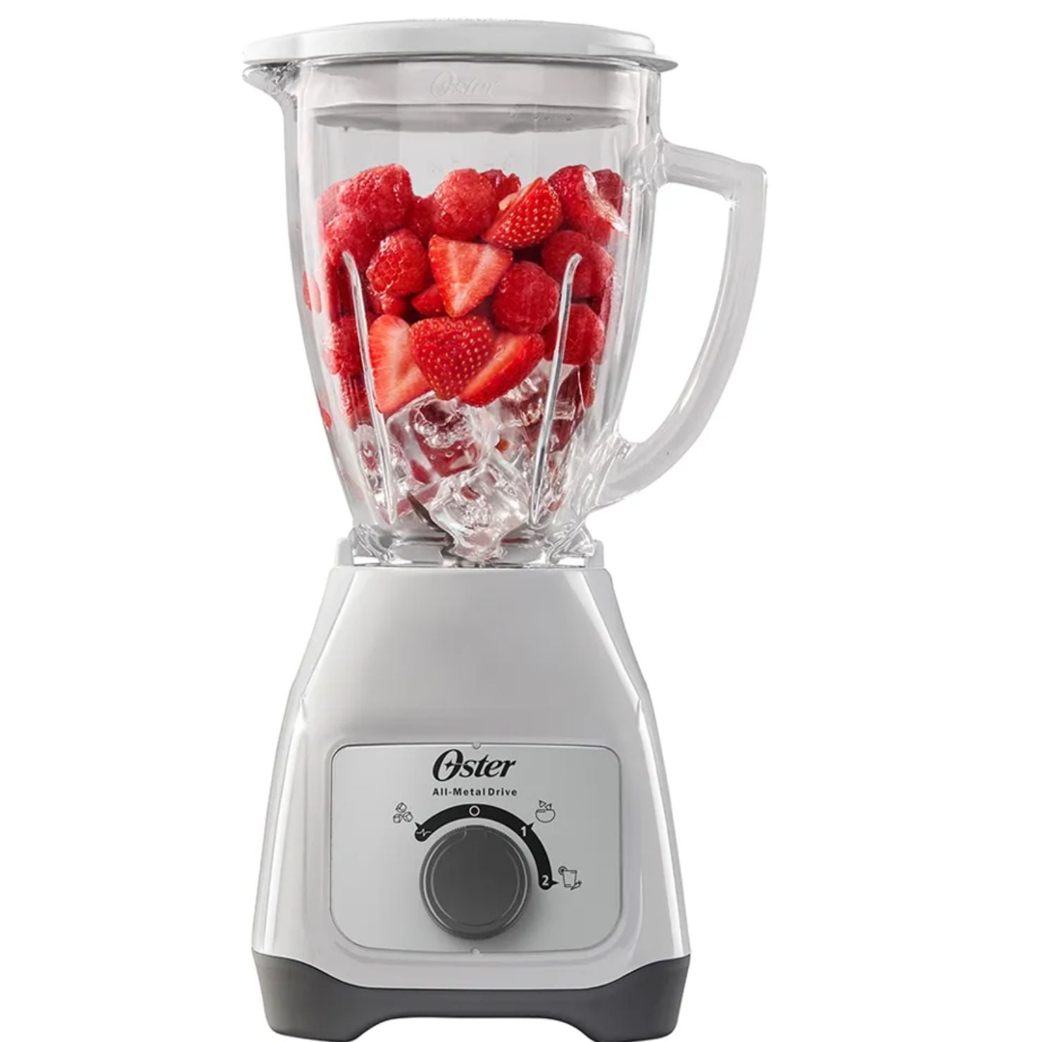 Licuadora Oster BLSTKAGWRD con Vaso de Vidrio Control de Perilla - 1