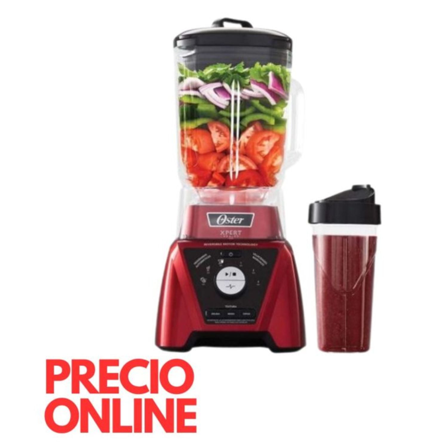 LICUADORA OSTER XPERT SERIES BLST3BRPG053 ROJA CON VASO BLEND N GO - 1