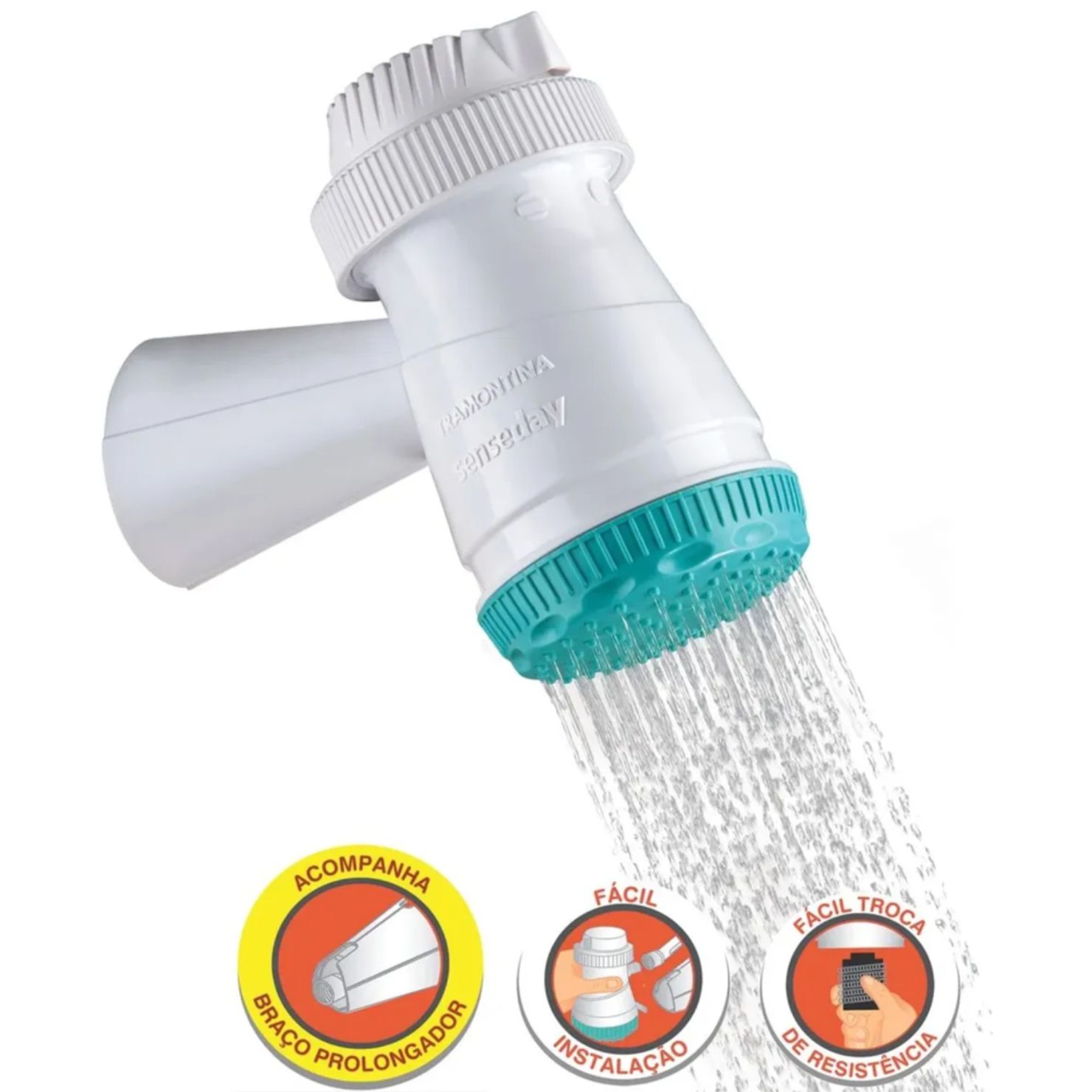 DUCHA TERMA ELECTRICA TRAMONTINA 5500W TRES TEMPERATURAS 58000135 - 6