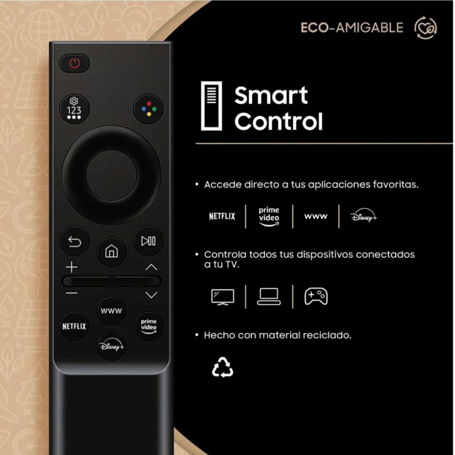 TELEVISOR SAMSUNG 65 PULGADAS CRYSTAL UHD 4K SMART TV UN65U8000HGXPE 2026 - 4