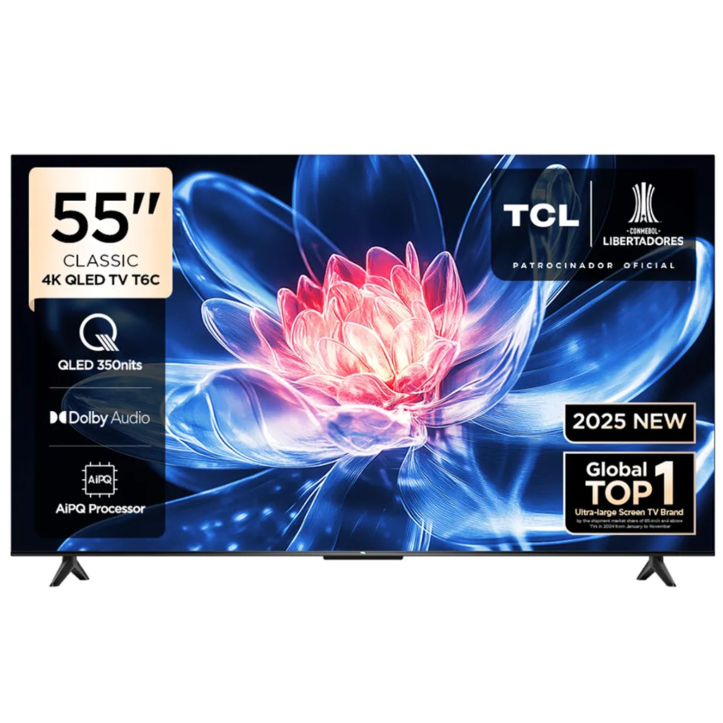 TELEVISOR TCL 55 PULGADAS QLED 4K GOOGLE TV 55T6C - 1