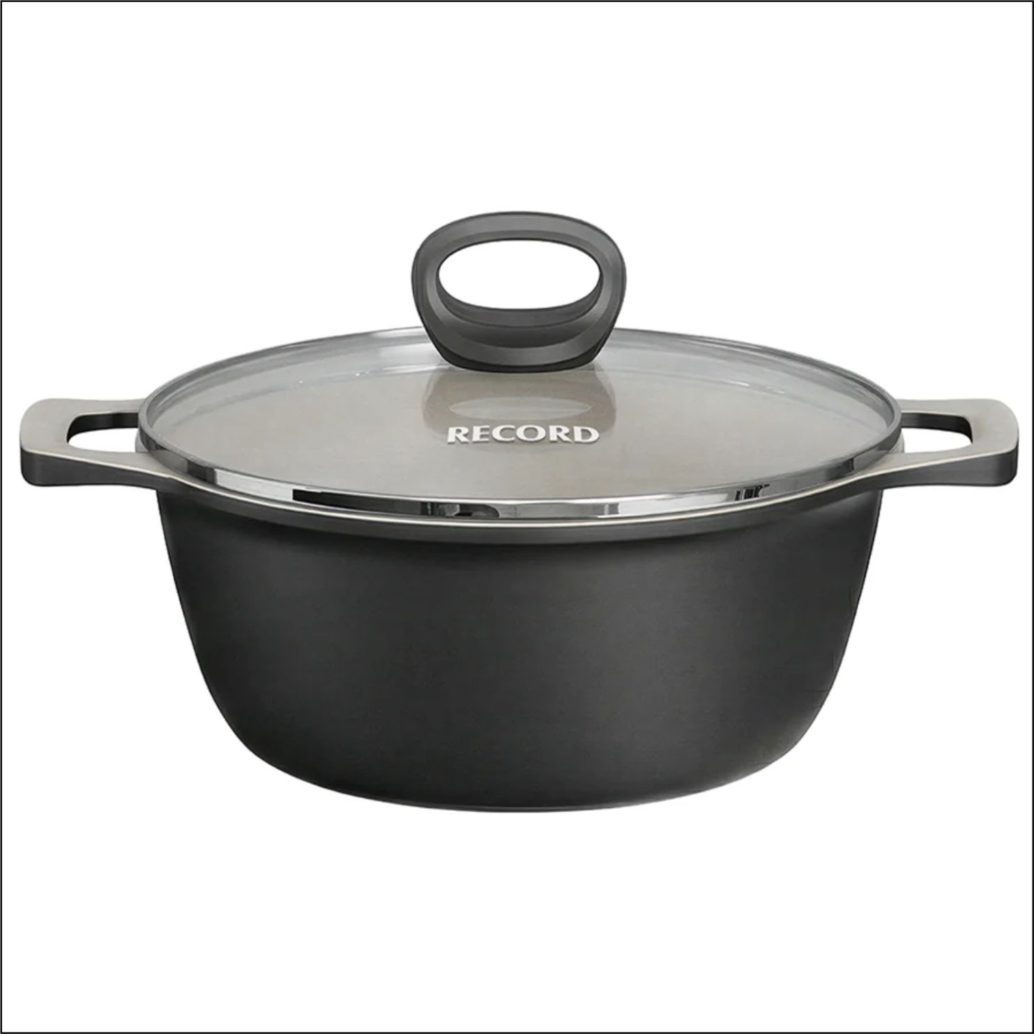 JUEGO DE OLLAS RECORD CERAMIC BLACK 5 PIEZAS ANTIADHERENTE - 2
