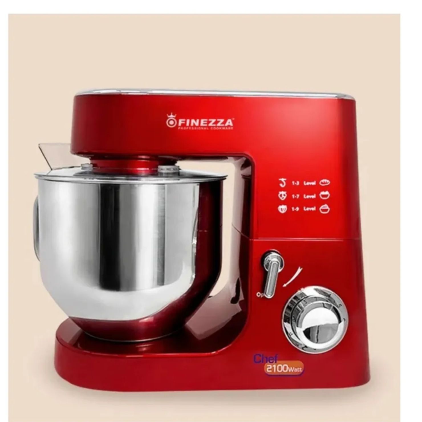 BATIDORA ORBITAL FINEZZA 8 LITROS 2100W 9 VELOCIDADES FZ-6826B - 2
