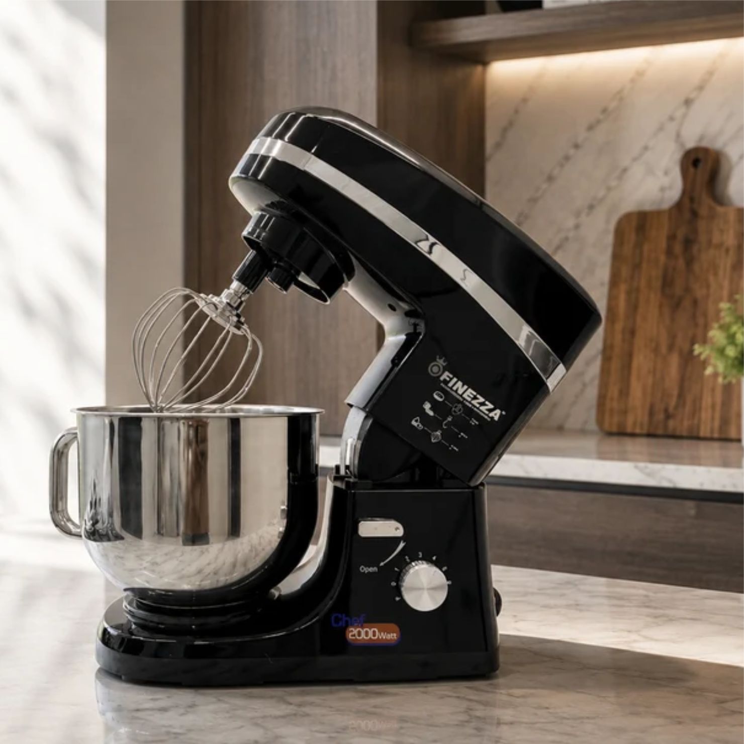 BATIDORA ORBITAL FINEZZA 2000W FZ-6818B NEGRO - 4