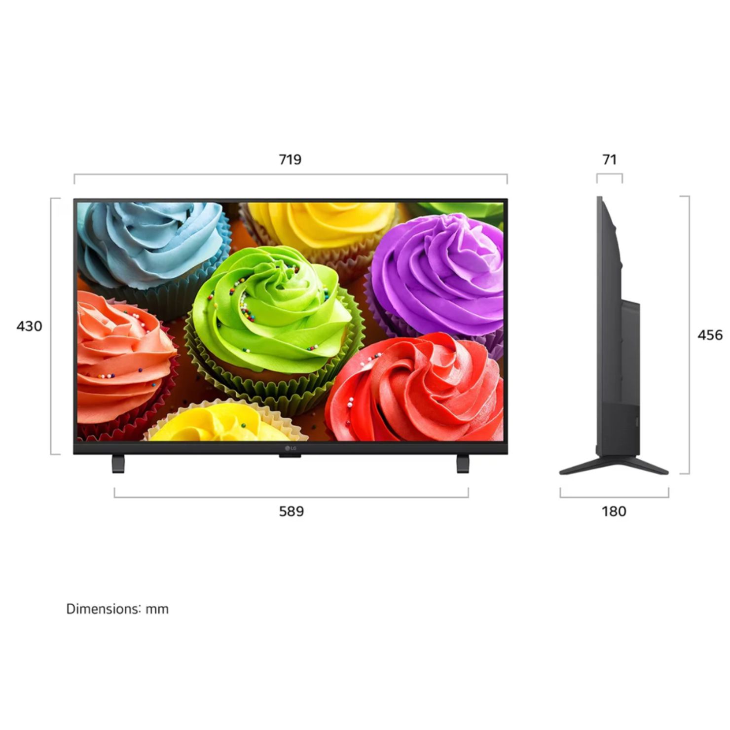 TELEVISOR LG SMART TV 32 PULGADAS HD 32LB650BPSA WEBOS AI THINQ - 4