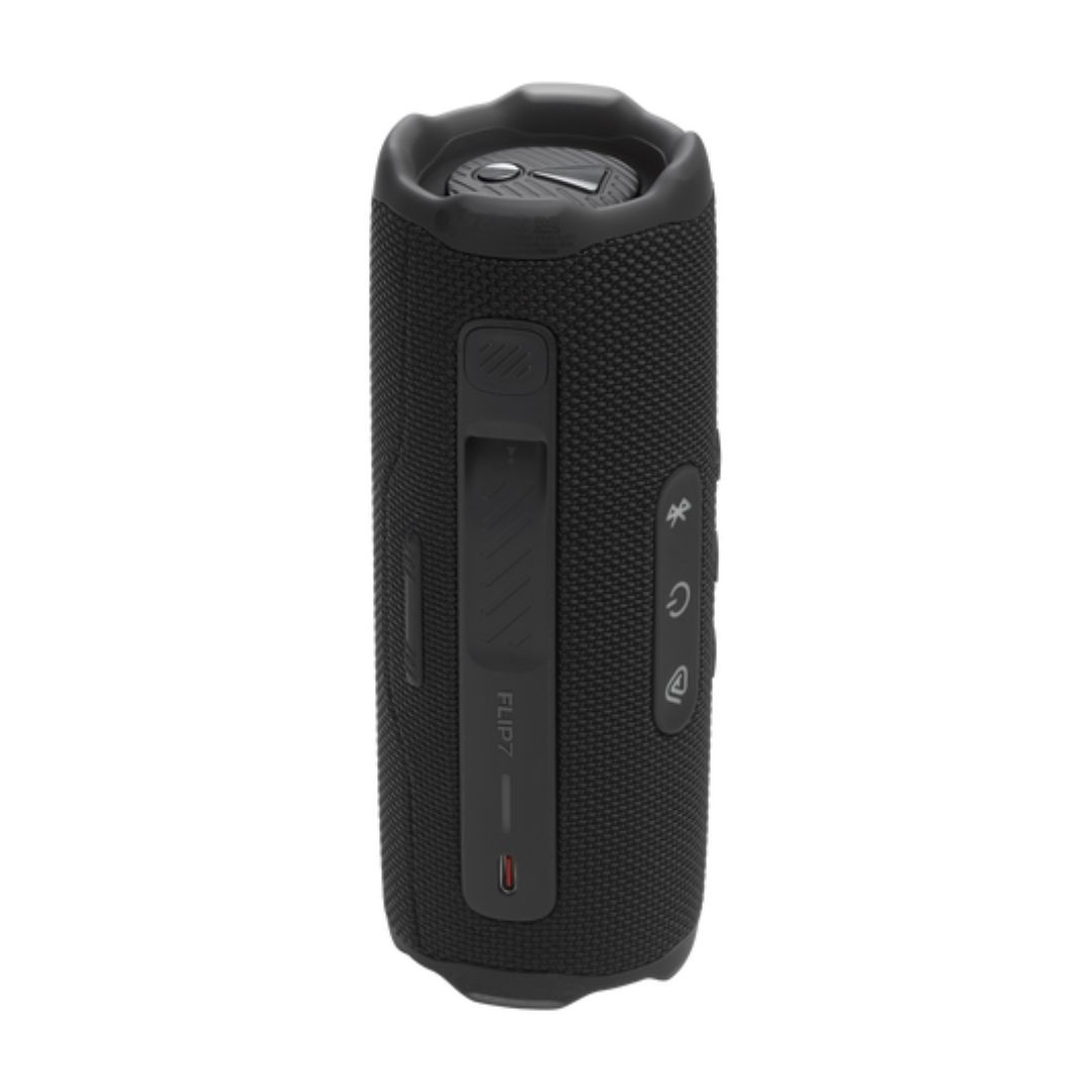 PARLANTE BLUETOOTH JBL FLIP 7 AURACAST, 35W, RESISTENTE AL AGUA IP67,16 HORAS DE REPRODUCCIÓN, NEGRO - 3
