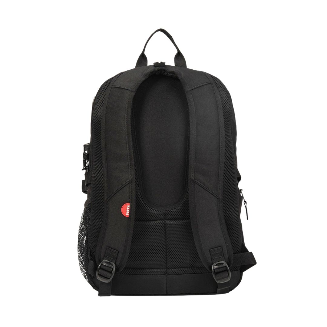 MOCHILA PORTA PORTALAPTOP NAHUM NEGRO RESPALDAR ACOLCHADO - 4