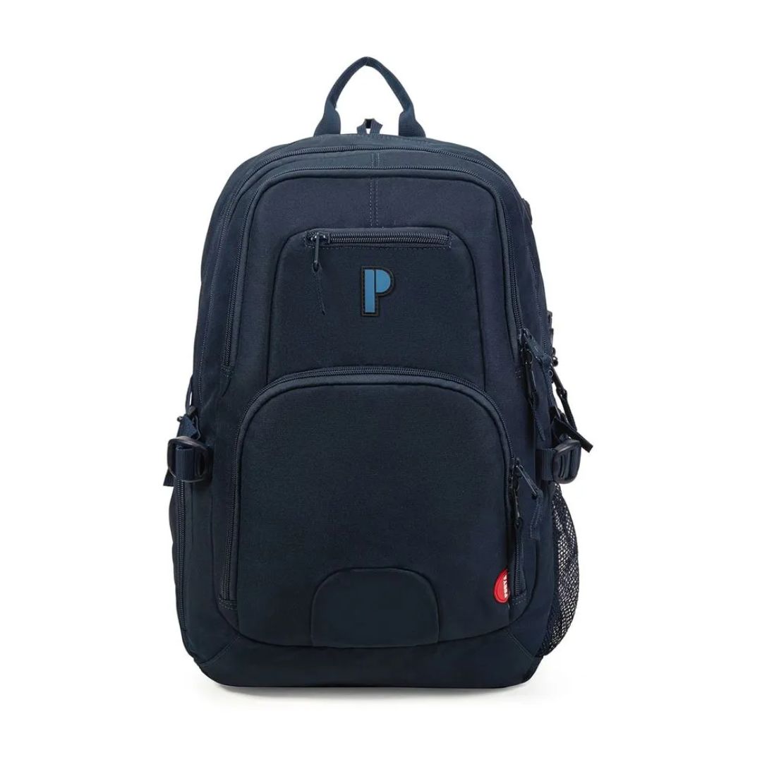 MOCHILA PORTA PORTALAPTOP NAHUM AZUL RESPALDAR ACOLCHADO - 1