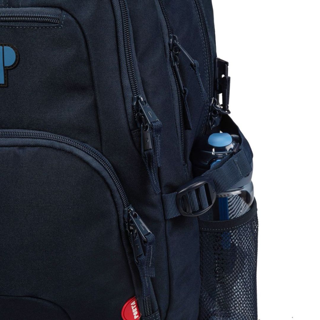 MOCHILA PORTA PORTALAPTOP NAHUM AZUL RESPALDAR ACOLCHADO - 2