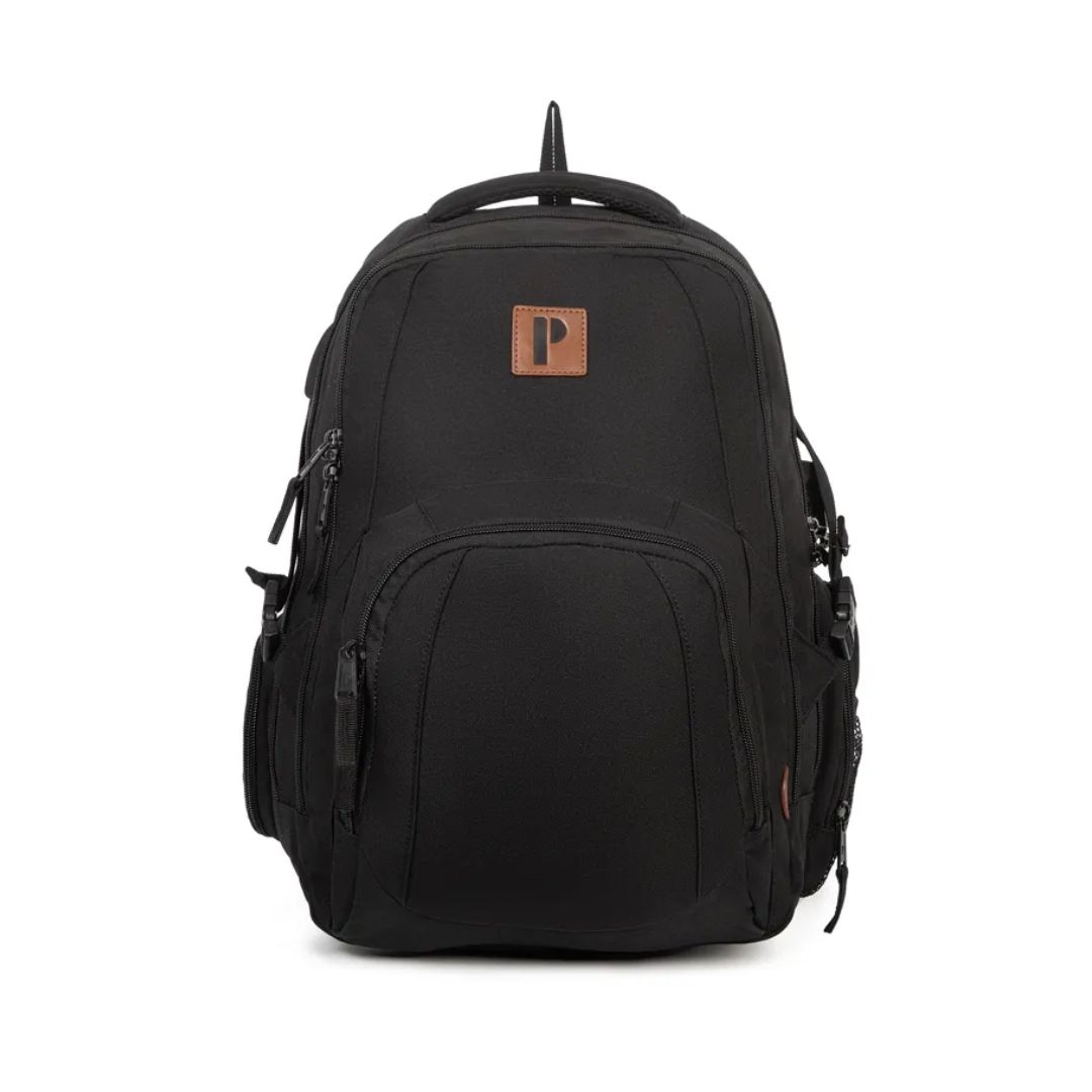 MOCHILA PORTA PITAGORAS NEGRO RESPALDAR ACOLCHADO PORTALAPTOP - 1