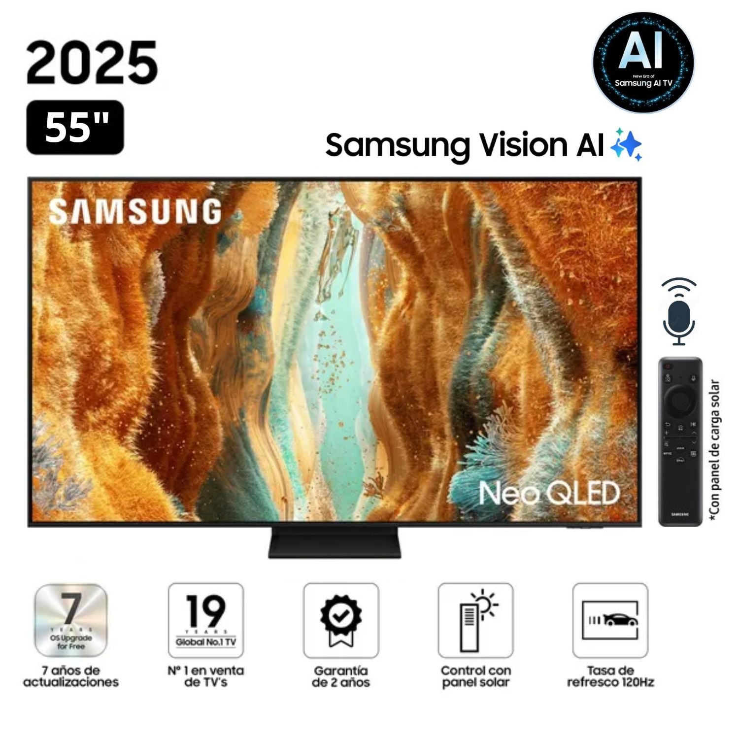 TELEVISOR 55' NEO QLED 4K QN70F VISION AI SMART TV - NUEVO 2025 - 1
