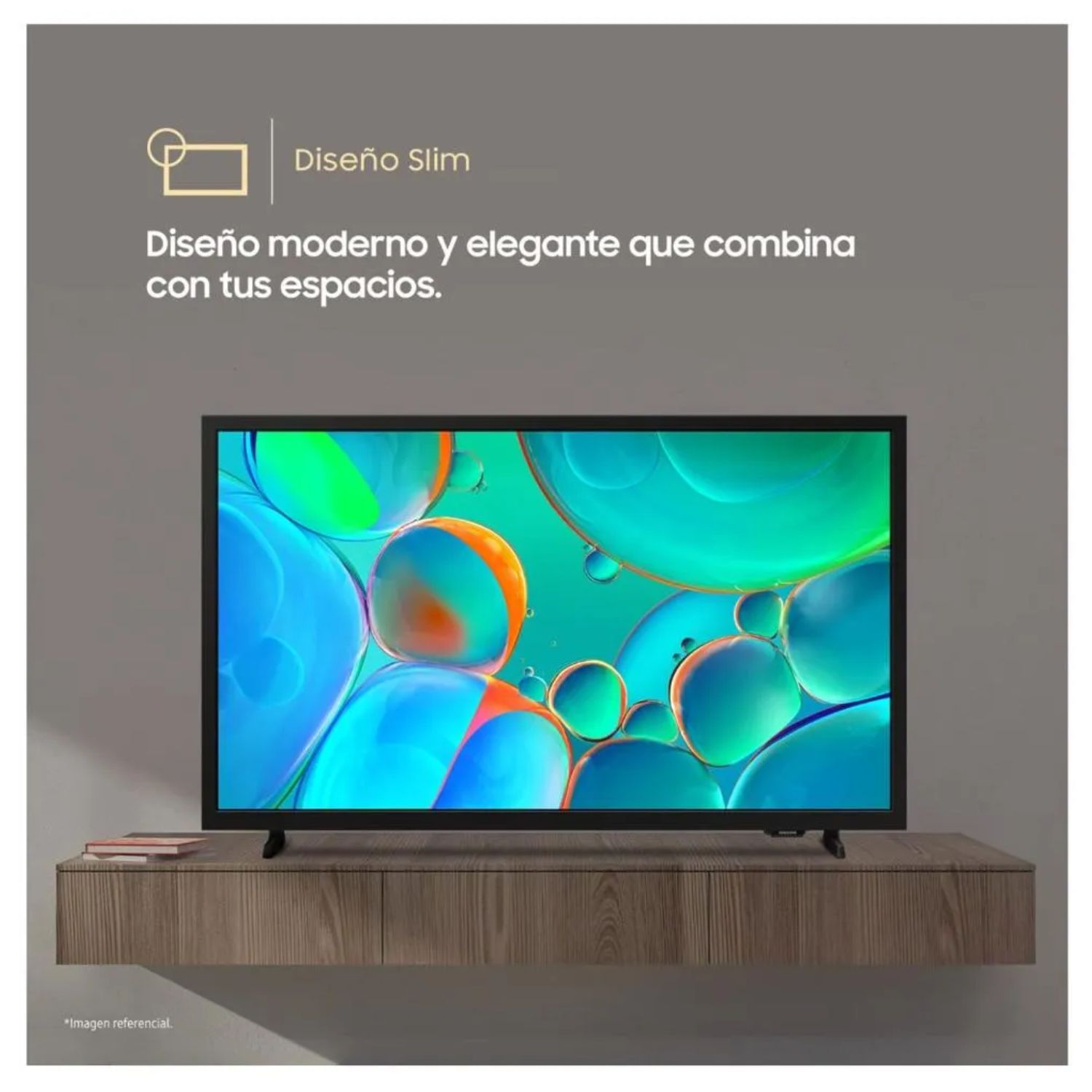 TELEVISOR SAMSUNG 32' HD SMART TV UN32H5000F + RACK GIRATORIO - 6