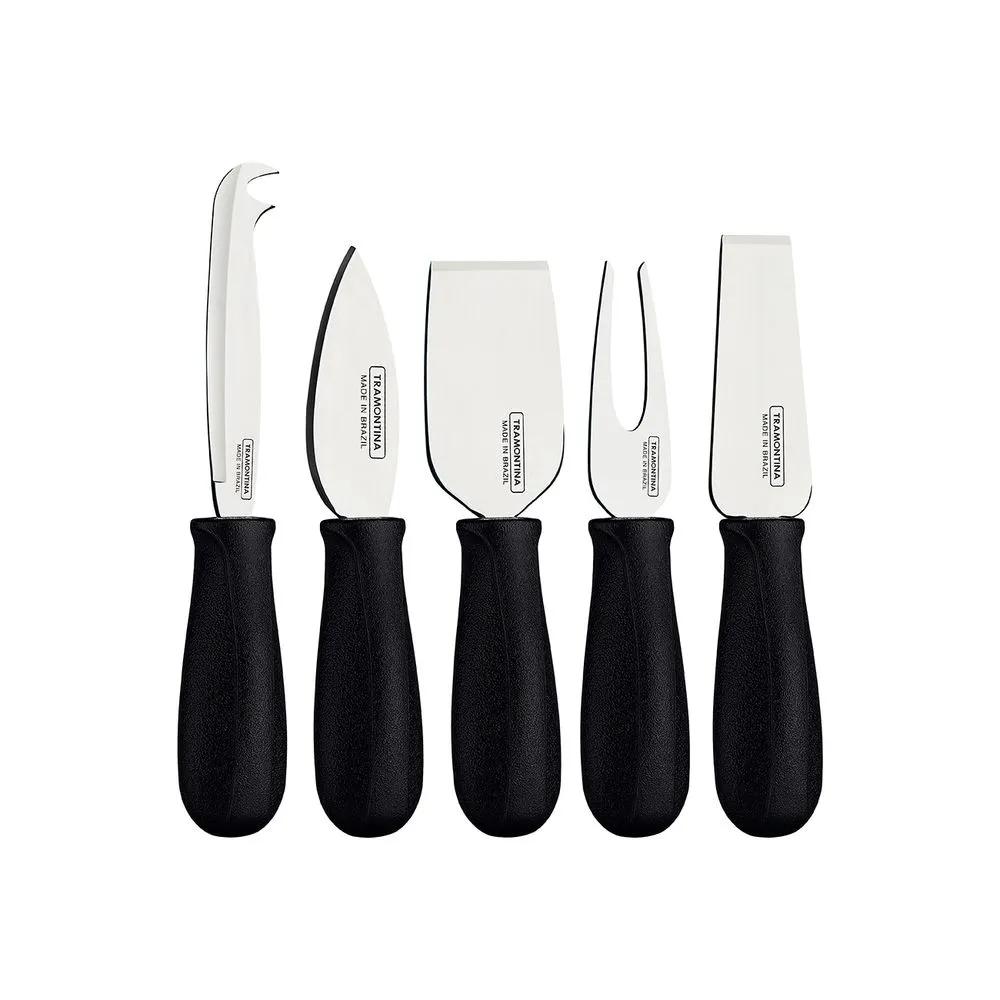 JUEGO PARA QUESO NEGRO X5 PZAS HARMONIZA - TRAMONTINA - 1