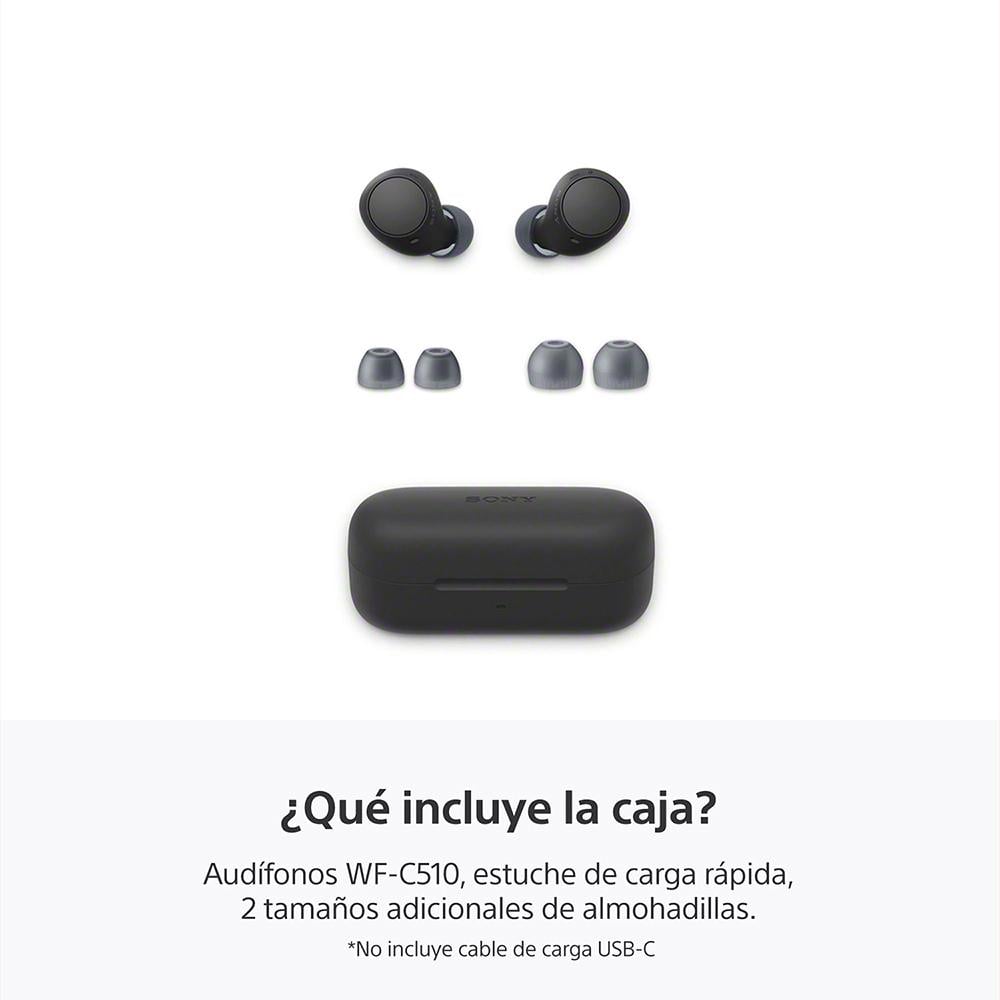 AUDÍFONOS SONY TRUE WIRELESS BLUETOOTH WF-C510 NEGRO - 2