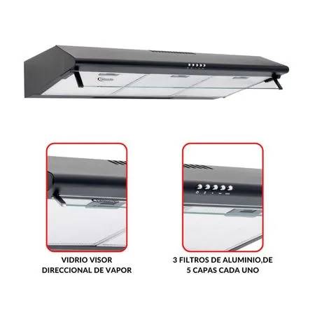 CAMPANA EXTRACTORA KLIMATIC CK-901NEM 90CM - 2